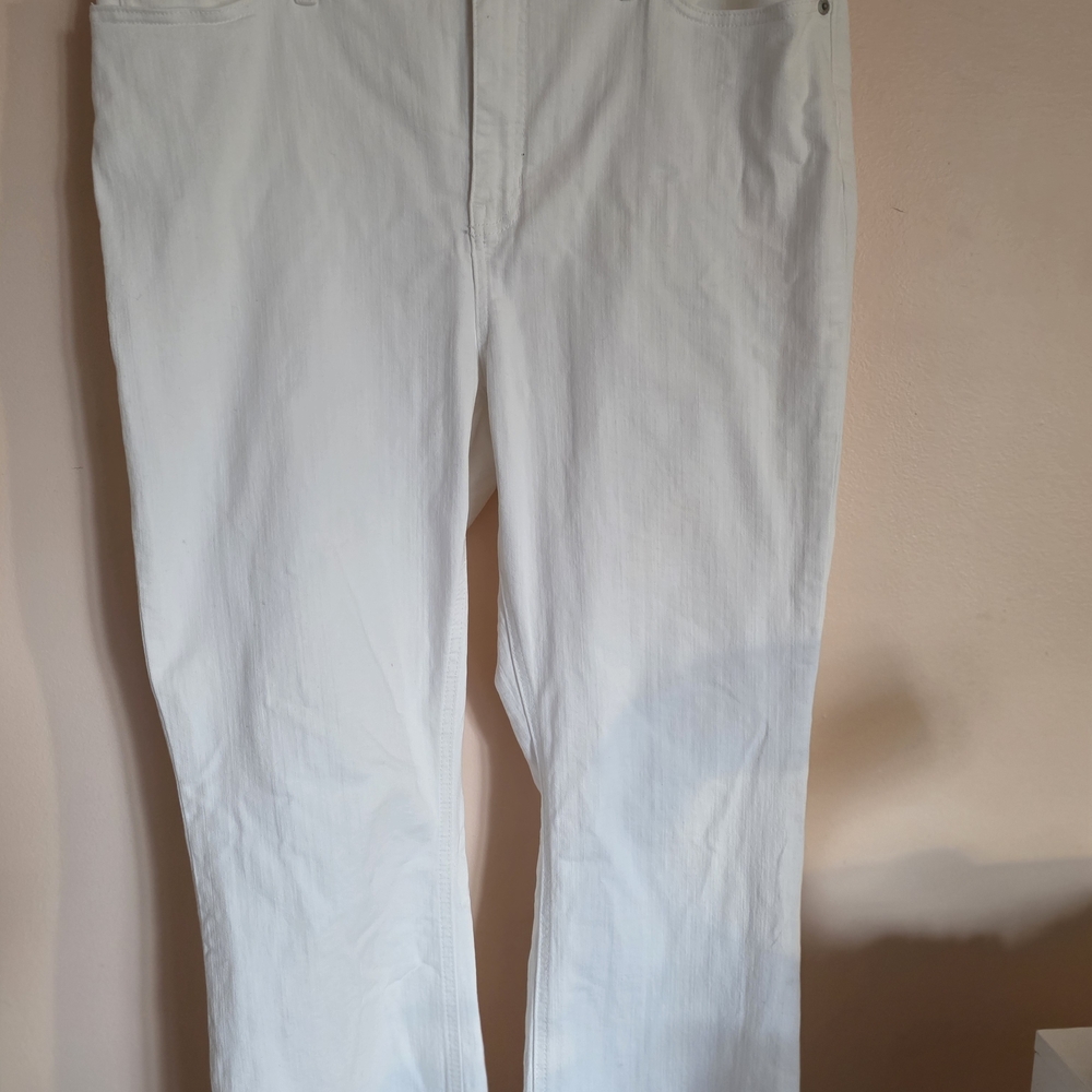 J. Crew Classic White Ankle  Jeans